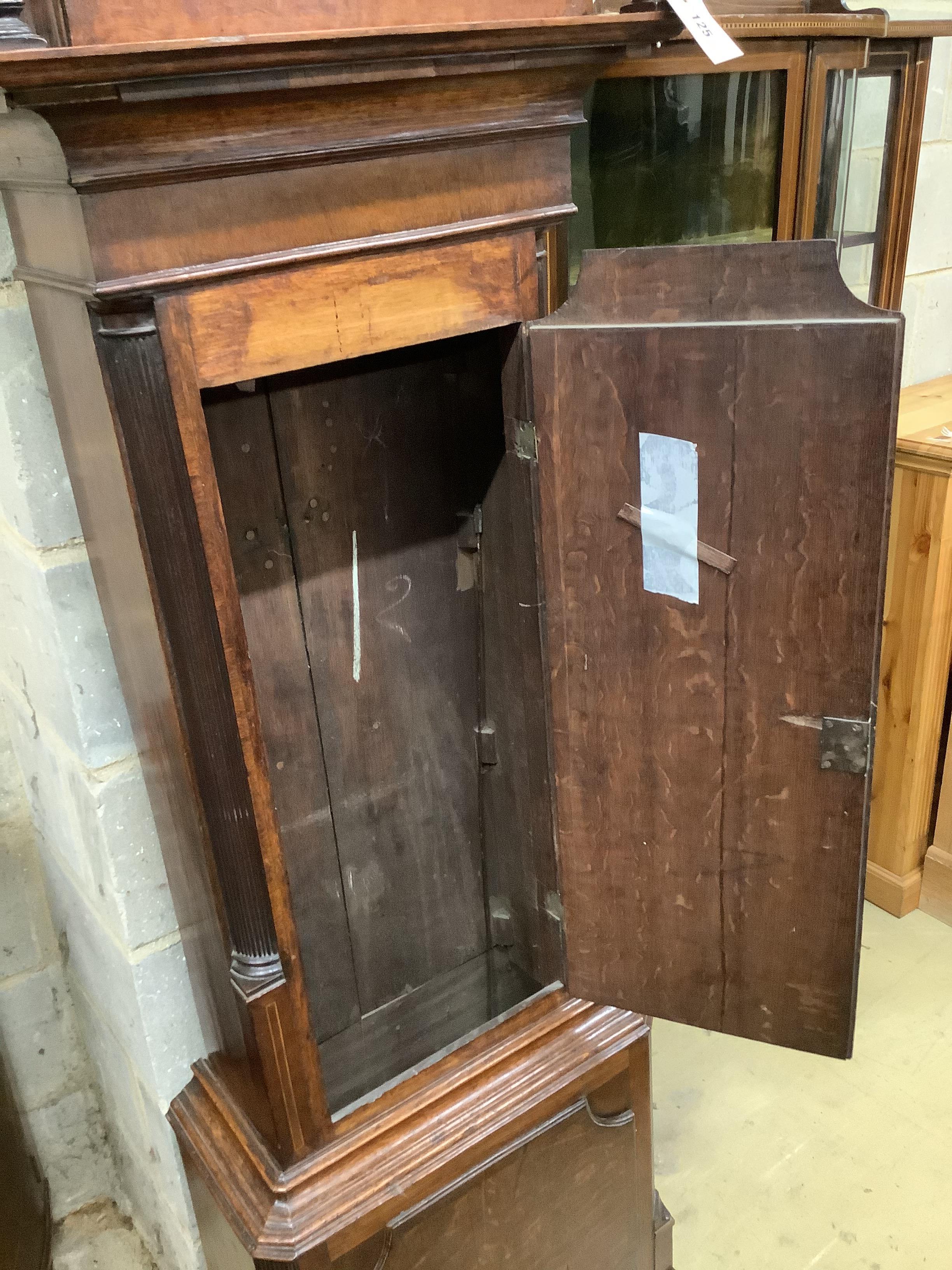 A George III oak eight-day longcase clock, W. Jackson, Frodsham